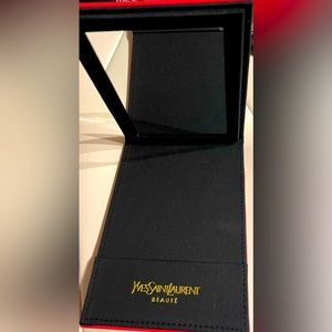 NEW large YSL Yves Saint Laurent folding compact mirror